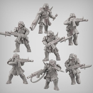 heretic starter set reptilian  Toys & Games Tabletop Tabletop Characters & Creatures Sci-Fi Universe Tabletop Tabletop Characters & Creatures Board Games Tabletop 40k warhammer chaos warhammer40k cultist warhammer40000 heretic traitor reptilianoverlords traitorguard chaoscultists  3d print model - Mito3D