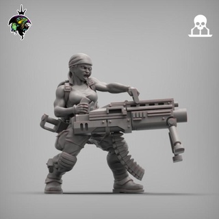 sgt hawker reptilian Toys & Games Tabletop Characters Creatures Sci-Fi Universe Board Store warhammer40k imperialguard warhammer40000 catachan astramilitarum reptilianoverlords harker 3d print model - Mito3D