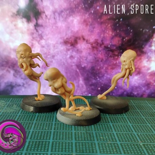 extraterrestre spores ruche delta jouets Jeux table personnages créatures Sci univers planche boutique punaise miniatures scifi zerg spore xénomorphe tyranides mines nids petit 3d print model - Mito3D