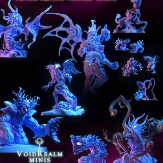 kaiju dreamlands voidrealms july bundle voidrealm minis Toys & Games Tabletop Characters Creatures Fantasy Universe Board Store cthulhu mythos tzeentch lovecrafth 3d print model - Mito3D