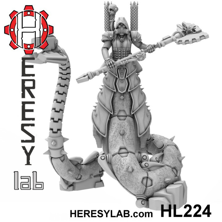 hl224 heresia menina 30 dizimado heresylab barbara brinquedos jogos tampo mesa personagens criaturas Sci Fi universo borda loja 40k Sombrio miniatura serpente 30k adepto mecanicus 3D print model - Mito3D