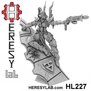 hl227 sapkınlık kız 30 katlanmış heresylab barbara oyuncaklar oyunlar masaüstü karakterler yaratıklar Sci Fi Evren yazı tahtası mağaza 40k kadın Warhammer bilimkurgu warhammer40k Eldar 3d print model - Mito3D