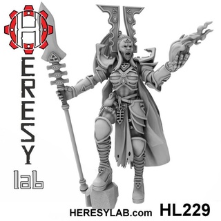 hl229 sapkınlık kız 30 katlanmış heresylab barbara oyuncaklar oyunlar masaüstü karakterler yaratıklar Sci Fi Evren yazı tahtası mağaza 40k kadın Warhammer bilimkurgu warhammer40k Eldar 3d print model - Mito3D
