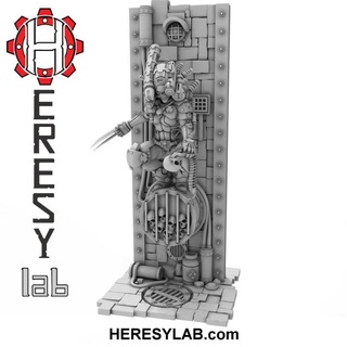 hl232 heresy girl 30 decimated - heresylab barbara Toys & Games Tabletop Characters Creatures Sci-Fi Universe Board Store 40k female warhammer death assassin scifi poison warhammer40k adeptus 3d print model - Mito3D