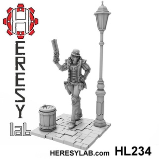 hl234 sapkınlık kız 30 katlanmış heresylab barbara oyuncaklar oyunlar masaüstü karakterler yaratıklar Sci Fi Evren yazı tahtası mağaza 40k kadın Warhammer bilimkurgu warhammer40k kırmızı tüccar 3d print model - Mito3D