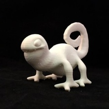 cute chameleon fan art cutechameleonmilantique 3d print model - Mito3D