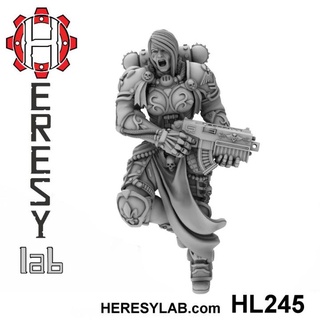 hl245 sapkınlık kız 30 katlanmış heresylab barbara oyuncaklar oyunlar masaüstü karakterler yaratıklar Sci Fi Evren yazı tahtası mağaza 40k kadın Warhammer bilimkurgu warhammer40k kardeş becerikli 3d print model - Mito3D