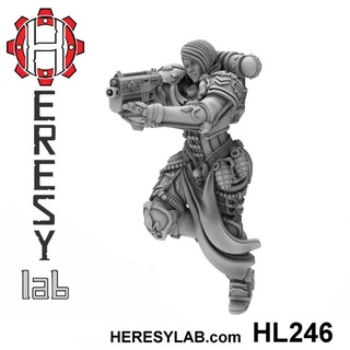 hl246 sapkınlık kız 30 katlanmış heresylab barbara oyuncaklar oyunlar masaüstü karakterler yaratıklar Sci Fi Evren yazı tahtası mağaza 40k kadın Warhammer bilimkurgu warhammer40k kardeş becerikli 3d print model - Mito3D