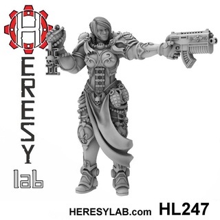 hl247 sapkınlık kız 30 katlanmış heresylab barbara oyuncaklar oyunlar masaüstü karakterler yaratıklar Sci Fi Evren yazı tahtası mağaza 40k kadın Warhammer bilimkurgu warhammer40k kardeş becerikli 3d print model - Mito3D