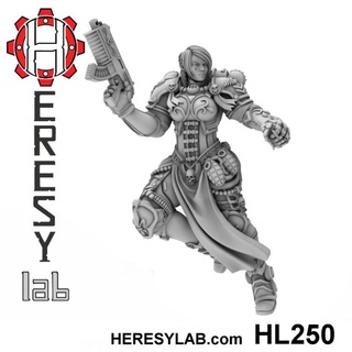 hl250 sapkınlık kız 30 katlanmış heresylab barbara oyuncaklar oyunlar masaüstü karakterler yaratıklar Sci Fi Evren yazı tahtası mağaza 40k kadın Warhammer bilimkurgu warhammer40k kardeş becerikli 3d print model - Mito3D