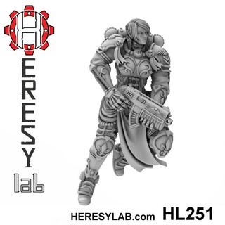 hl251 sapkınlık kız 30 katlanmış heresylab barbara oyuncaklar oyunlar masaüstü karakterler yaratıklar Sci Fi Evren yazı tahtası mağaza 40k kadın Warhammer bilimkurgu warhammer40k kardeş becerikli 3d print model - Mito3D