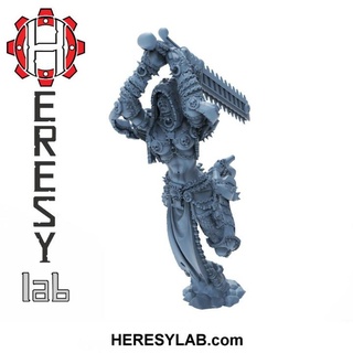hl253 heresy girl 30 decimated - heresylab barbara Toys & Games Tabletop Characters Creatures Sci-Fi Universe Board Store 40k female warhammer scifi warhammer40k adeptus inquisition 3d print model - Mito3D