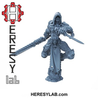 hl257 heresy girl 30 decimated - heresylab barbara Toys & Games Tabletop Characters Creatures Sci-Fi Universe Board Store 40k female warhammer scifi warhammer40k sister adeptus inquisition 3d print model - Mito3D