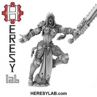 hl260 heresy girl 30 decimated - heresylab barbara Store 40k female warhammer scifi warhammer40k sister adeptus inquisition 3d print model - Mito3D