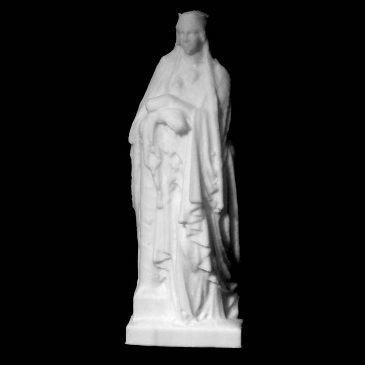 saint clothilde jardin luxembourg paris numérisation 3D print model - Mito3D
