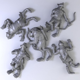 dead gnolls harvest war tiny furniture Toys & Games Tabletop Characters Creatures Fantasy Universe Board dragons dungeons games miniatures marker roleplaying tabletop d&d 28mm dnd pathfinder 32mm casualty 3d print model - Mito3D