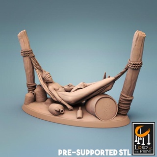 igorot hammock lord print Toys & Games Tabletop Characters Creatures Fantasy Universe Board Store 3D Printable Terrain human pirate chill relax 3d print model - Mito3D