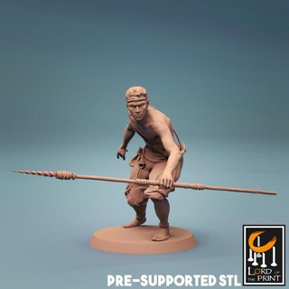 igorot hunter lord print Toys & Games Tabletop Characters Creatures Fantasy Universe Board Store human 3d print model - Mito3D