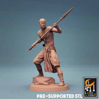 igorot warrior lord print Toys & Games Tabletop Characters Creatures Fantasy Universe Board Store human hunter 3d print model - Mito3D