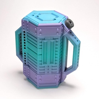 büyükelçi şişe saat yayı ev Bahçe mutfak yemek bardak kupalar mağaza Kutu konteyner sıra hediye menteşe kapak mekanik organizatör tencere Uzay depolama masa teknoloji atölye ekici bilimkurgu siberpunk 3d print model - Mito3D