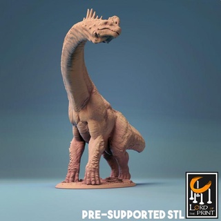 brachiosaure Seigneur impression jouets Jeux table personnages créatures fantaisie univers planche boutique dinosaure monstre 3d print model - Mito3D