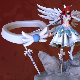 erza scarlet fairy tail necklace cosplay oxo3d printing Fan Art Action Figures anime animefigure animegirl 3d print model - Mito3D