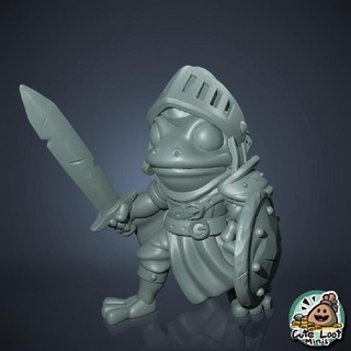 frogfolk knight keith ebanks Toys & Games Tabletop Characters Creatures Fantasy Universe Board Store armor warrior frog grung 3d print model - Mito3D
