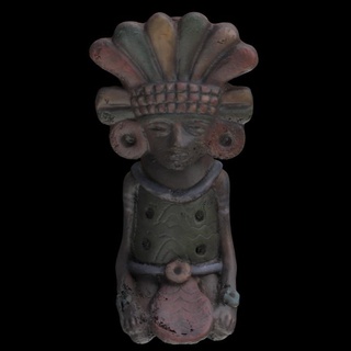mexica whistle hafid reyes Jewellery Pendants Scan the World North America Central Mexico artifact aztec mexico maya mexicocity clay hafid3d 3d print model - Mito3D