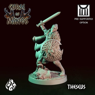 theseus crippled god foundry Toys & Games Sports Outdoor Snowboards, Skateboards Skate Tabletop Characters Creatures Fantasy Universe Store fantasy greece hero rpg minotaur patreon myth dnd cgf minos 3d print model - Mito3D