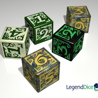 legenddice thorn skull dice legend games Toys & Games Tabletop accessories Board Store die gothic rose rpg spot 3d print model - Mito3D