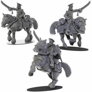 war horses taras skorobruh Toys & Games Tabletop Characters Creatures Fantasy Universe Board Store stl army sword warhammer horse miniature 3dprint necromunda soldiers infantry raider marine spacemarine 28mm wh40k 32mm officer gang kreig 3d print model - Mito3D