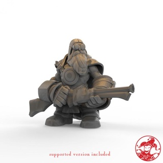 dwarf sharpshooter 1 inch base 28 32 mm height medium miniature by 2moronic miniatures Toys & Games Tabletop Characters Creatures Fantasy Universe Board Store board dragons dungeons fantasy game mini rpg tabletop d&d pathfinder 5e pre-supported swargard 3d print model - Mito3D