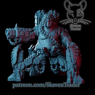 hyper ogroid by ratman forge Toys & Games Tabletop Characters Creatures Sci-Fi Universe Board Store fantasy sci-fi chaos skaven tabeltop defiler ogrin warahmmer spacemarin hyperogroid 3d print model - Mito3D
