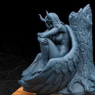 fallen angel creature armory Toys & Games Tabletop Characters Creatures Fantasy Universe Board fantasy wargaming character painting store miniature 3d print model - Mito3D