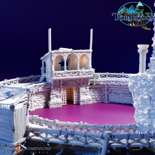 luchando pozos infinito dimensiones juegos mesa 3D imprimible terreno fantasía lucha club gladiador arena zona 3d print model - Mito3D