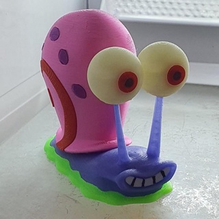 gary snail garth r nkk Store cartoon cute character spongebob fusion360 multicolour mmu welbot 3d print model - Mito3D