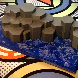 devler causeway minyatür sıra model waffle arabası doğa ofis deniz taş İrlandalı Prusa çimen kayalar tinkercad fusion360 İrlanda ev ofisi 3d print model - Mito3D