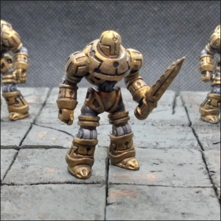 warcast soldier w sword construct miniature liem prefontaine Toys & Games Tabletop Characters Creatures Fantasy Universe Board Store creature fantasy golem monster 28mm dnd 32mm 3d print model - Mito3D
