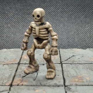 esqueleto miniatura mentira prefontaine brinquedos jogos tampo mesa personagens criaturas fantasia universo borda criatura monstro Morto vivo 28mm dnd 32mm 3d print model - Mito3D