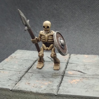 skeleton w spear miniature liem prefontaine Toys & Games Tabletop Characters Creatures Fantasy Universe Board Store creature fantasy monster undead 28mm dnd 32mm 3d print model - Mito3D