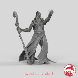 elf druid black circle 1 inch base 32 mm height medium miniature 2moronic miniatures Toys & Games Tabletop Characters Creatures Fantasy Universe Board Store board dragons dungeons fantasy game mini rpg tabletop d&d pathfinder 5e pre-supported swargard 3d print model - Mito3D