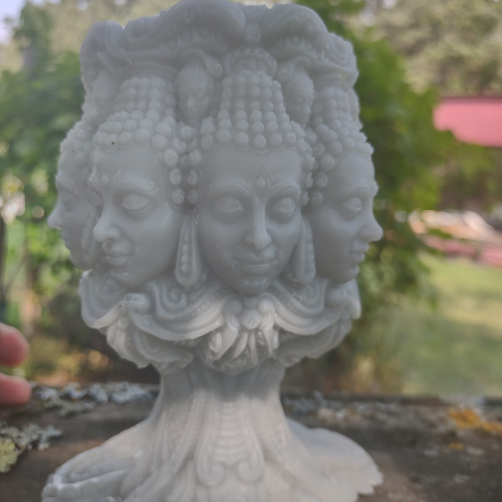 Buddha inspiriert Stift Halter Unterstützung zane Rogers Zuhause Haus Garten Büro Inhaber Geschäft uralt Tasse Skulptur Stifthalter abstrakt Dekor östlich aufwendig Antike Kunst Deskitem 3D print model - Mito3D