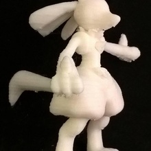 lucario pok mon action figure statue collector fan art 3d print model - Mito3D