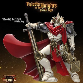 theodan third paladin king heroes infinite epic fantasy mini model queen rpg warrior miniature boardgame base role tabletop wargame dungeon d&d inquisitor knights warriors pathfinder oracle heroines stormcast protectors ragingheroes clerics tranchards 3d print model - Mito3D