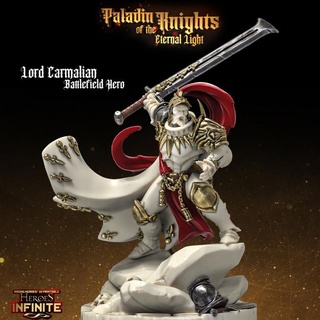 lord carmalian battlefield hero heroes infinite epic fantasy king mini model queen rpg warrior miniature boardgame base role tabletop wargame dungeon paladin d&d inquisitor knights warriors pathfinder oracle heroines stormcast protectors ragingheroes clerics 3d print model - Mito3D