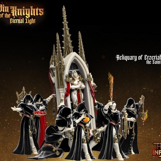 reliquary erzeriah saint martyr heroes infinite epic fantasy king mini model queen rpg warrior miniature boardgame base role tabletop wargame dungeon paladin d&d inquisitor knights warriors pathfinder oracle heroines protectors ragingheroes clerics tranchards 3d print model - Mito3D