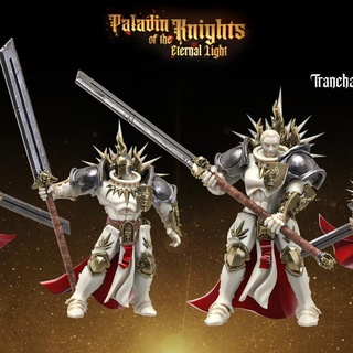 tranchard warriors heroes infinite epic fantasy king mini model queen rpg warrior miniature boardgame base role tabletop wargame dungeon paladin d&d inquisitor knights pathfinder oracle heroines protectors ragingheroes clerics tranchards 3d print model - Mito3D