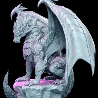 krukhnir- dragon - 32mm dnd rn estudio Toys & Games Tabletop Characters Creatures Fantasy Universe Board Store fantasy rpg 3d print model - Mito3D