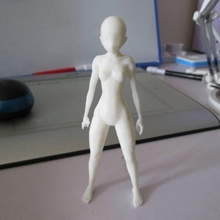 ragazza modello 3d print model - Mito3D