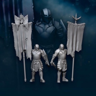 2x banners super orcs - digital davale games Toys & Games Tabletop Characters Creatures Fantasy Universe Board miniatures banner 3dprint patreon davalegames 3d print model - Mito3D